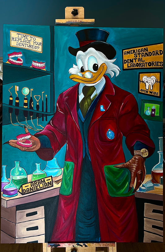 “The Rich Dentist” Custom Canvas