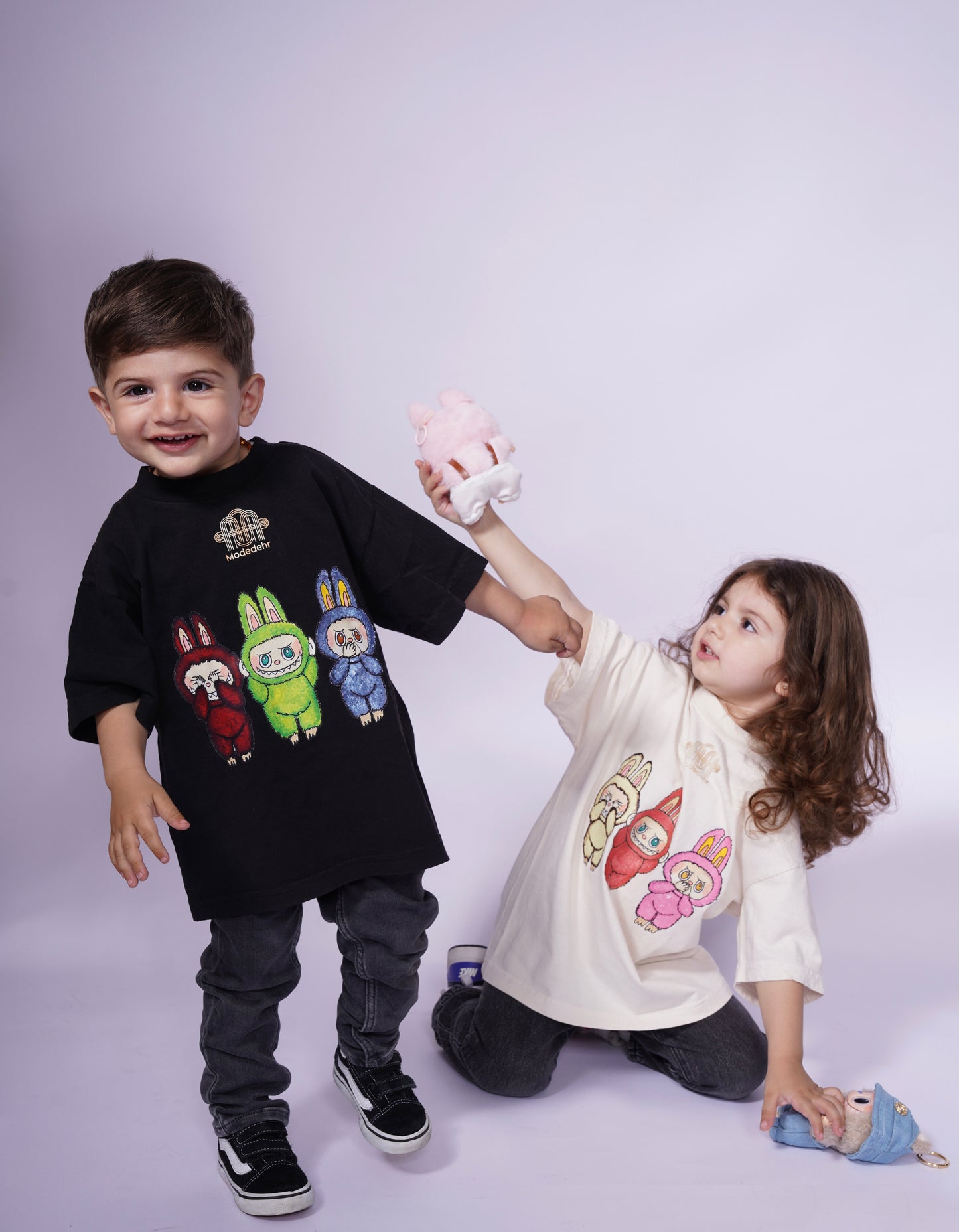 “Low Battery” Kids Crew Neck T-Shirt