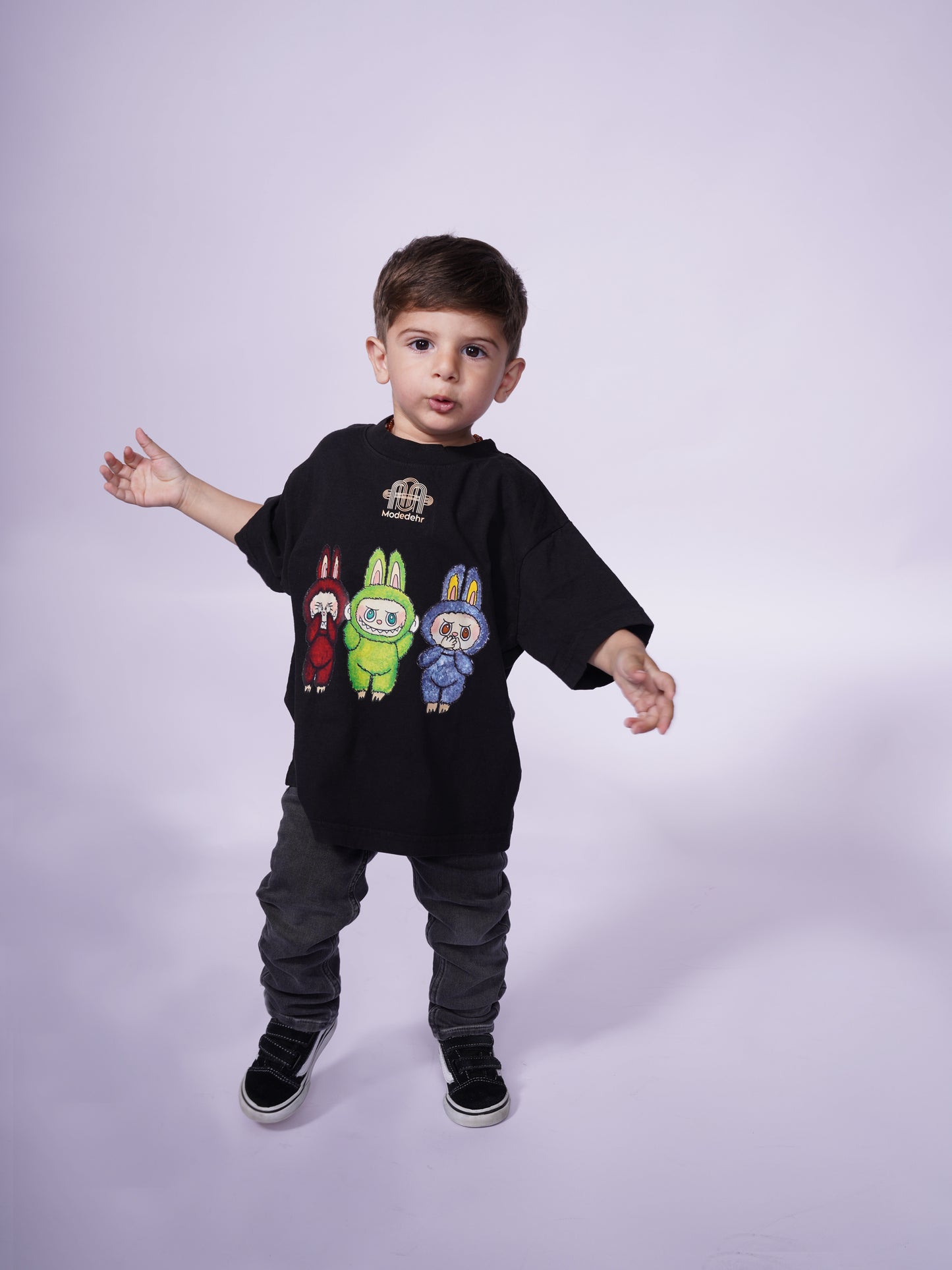 “Low Battery” Kids Crew Neck T-Shirt